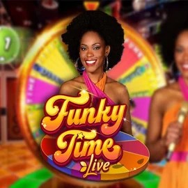 Funky Time game by Evolution – logo hosted on Foxygold Casino