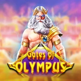 Gates of Olympus slot logo by Pragmatic Play at Foxygold Casino