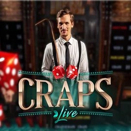 Live Craps slot visual from Evolution available on foxygold-casinos.com