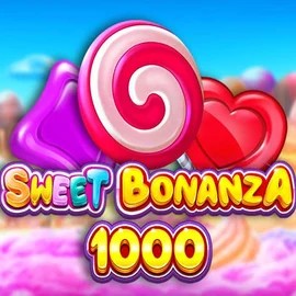 Sweet Bonanza 1000 slot logo by Pragmatic Play at Foxygold CasinoSweet Bonanza 1000
